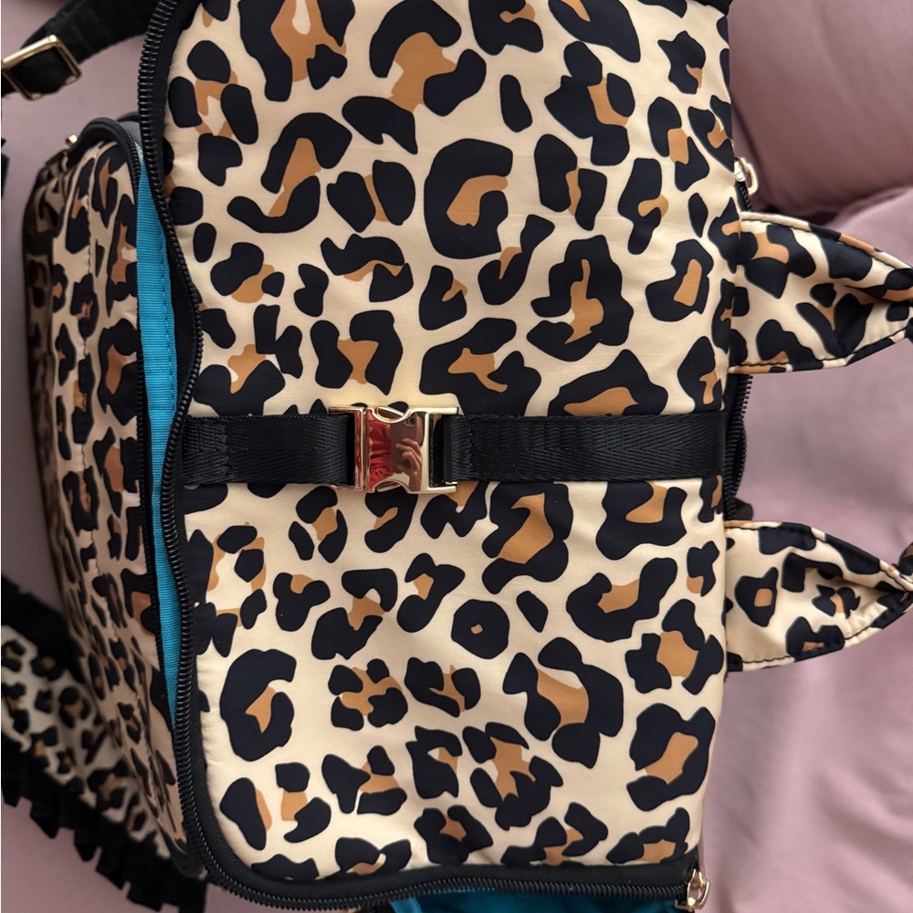 Posh Peanut Leopard Print Diaper Bag - Picture 5 of 9